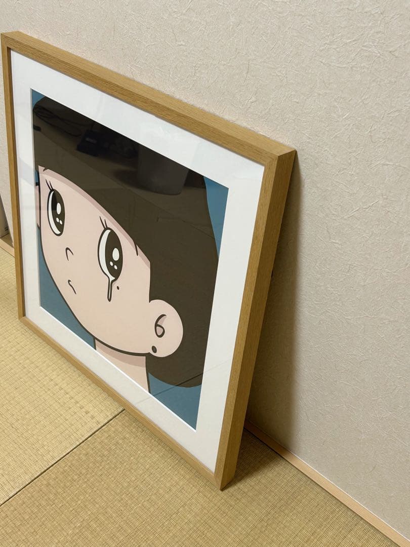 ハシヅメユウヤ　「eyewater」 直筆サイン入り 額装 現代アート