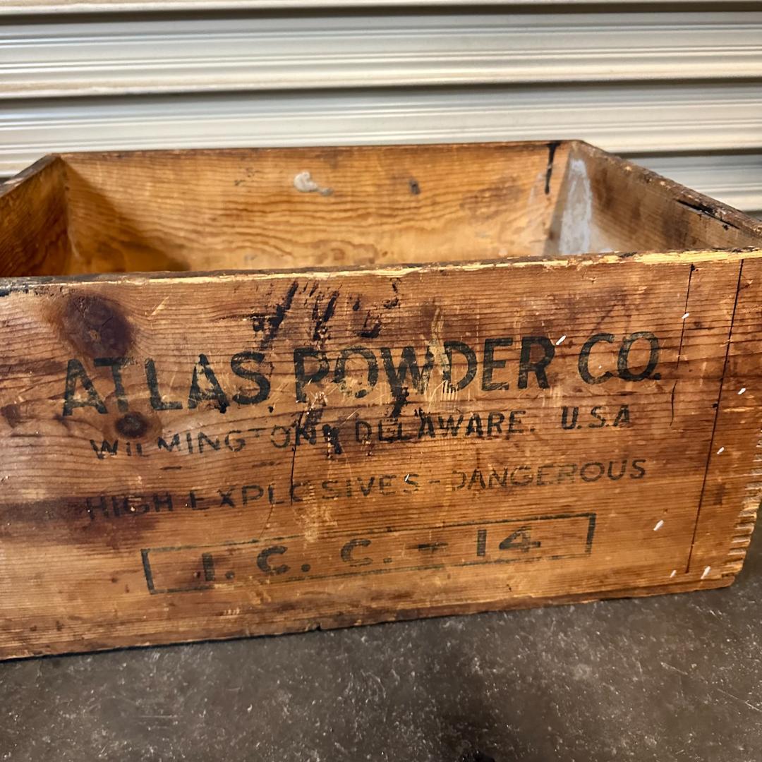 ATLAS POWDERヴィンテージ木箱