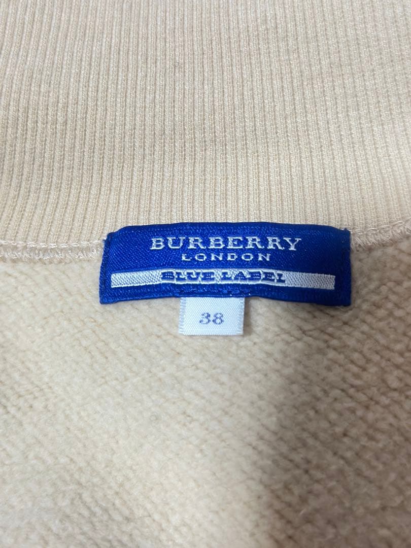 BURBERRY BLUE LABEL チェック柄パーカー 38