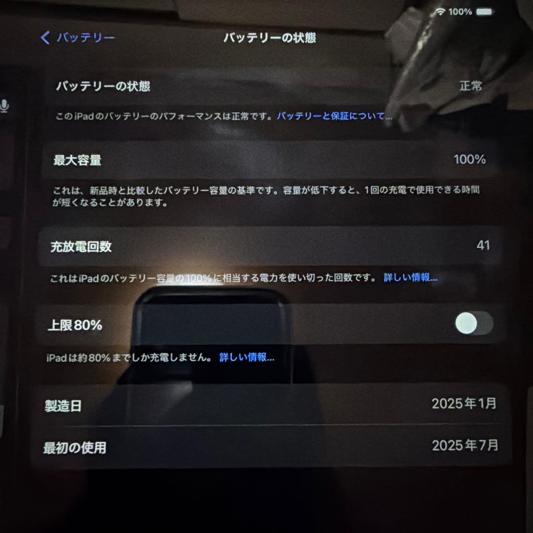 13インチiPad Air（M3）256ギガ Wi-Fiモデル ブルー