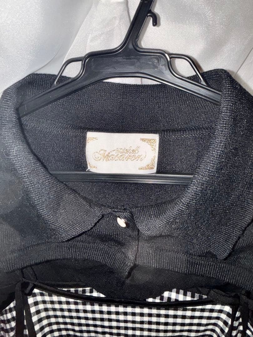 ギンガムチェックワンピースセット