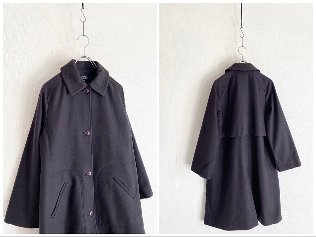 A.P.C. 2020AW ウールメルトン コート 34 ゆったり