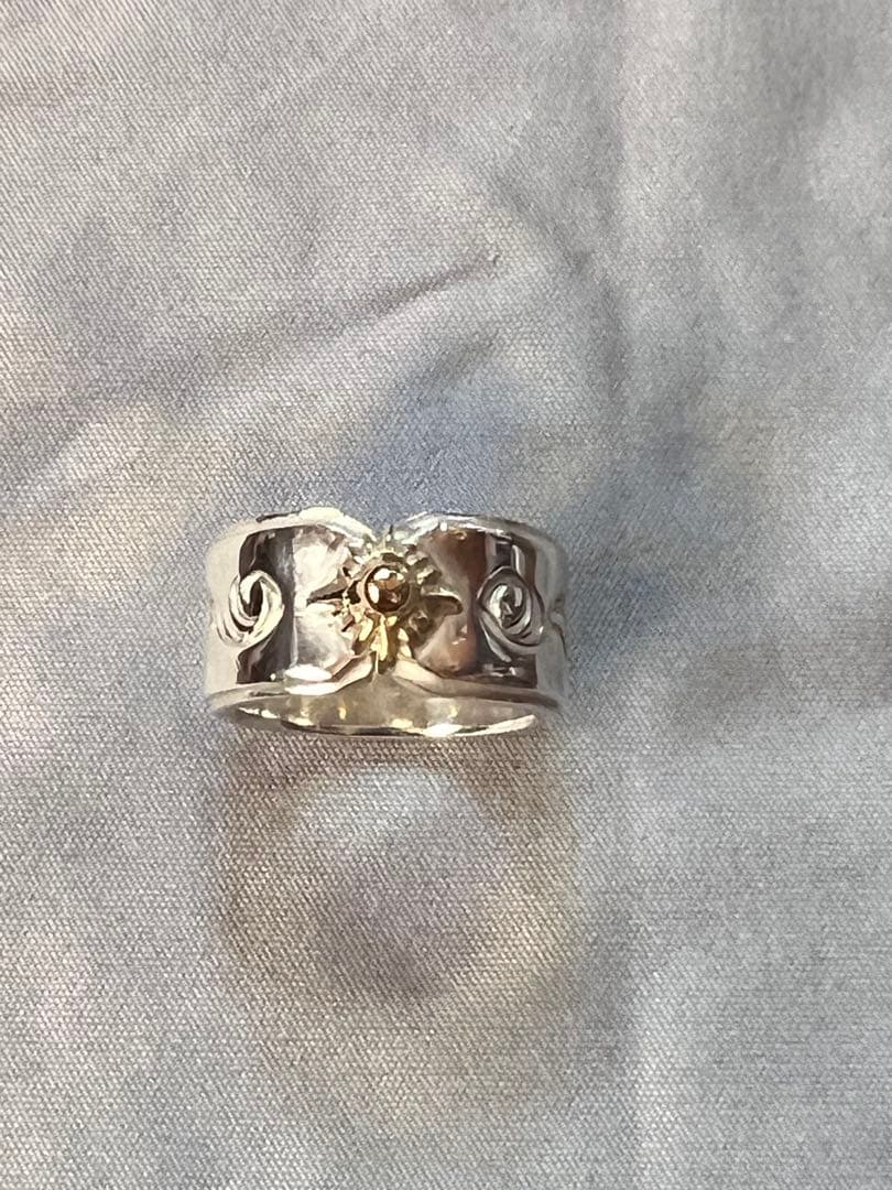 A*y様 アリゾナフリーダム　k18 唐草　シルバーリング　ピンキー　11号