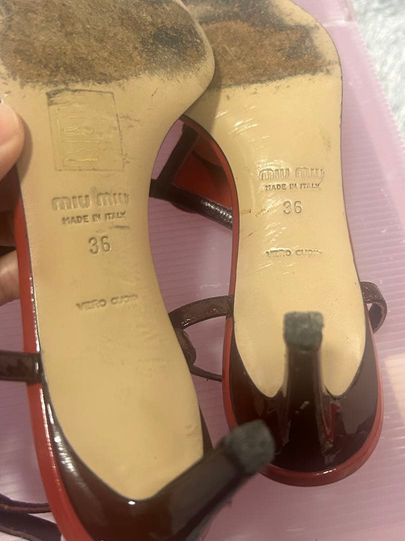 miu miu サンダル 36