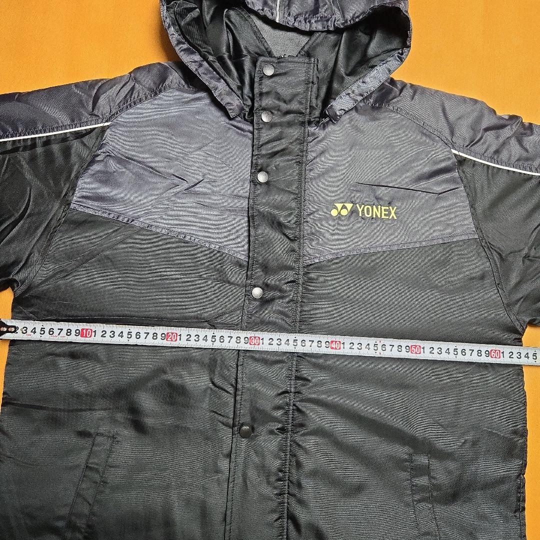 専用　美品　YONEX　ベンチコート　l　ブラック　L　ヒートカプセル　黒