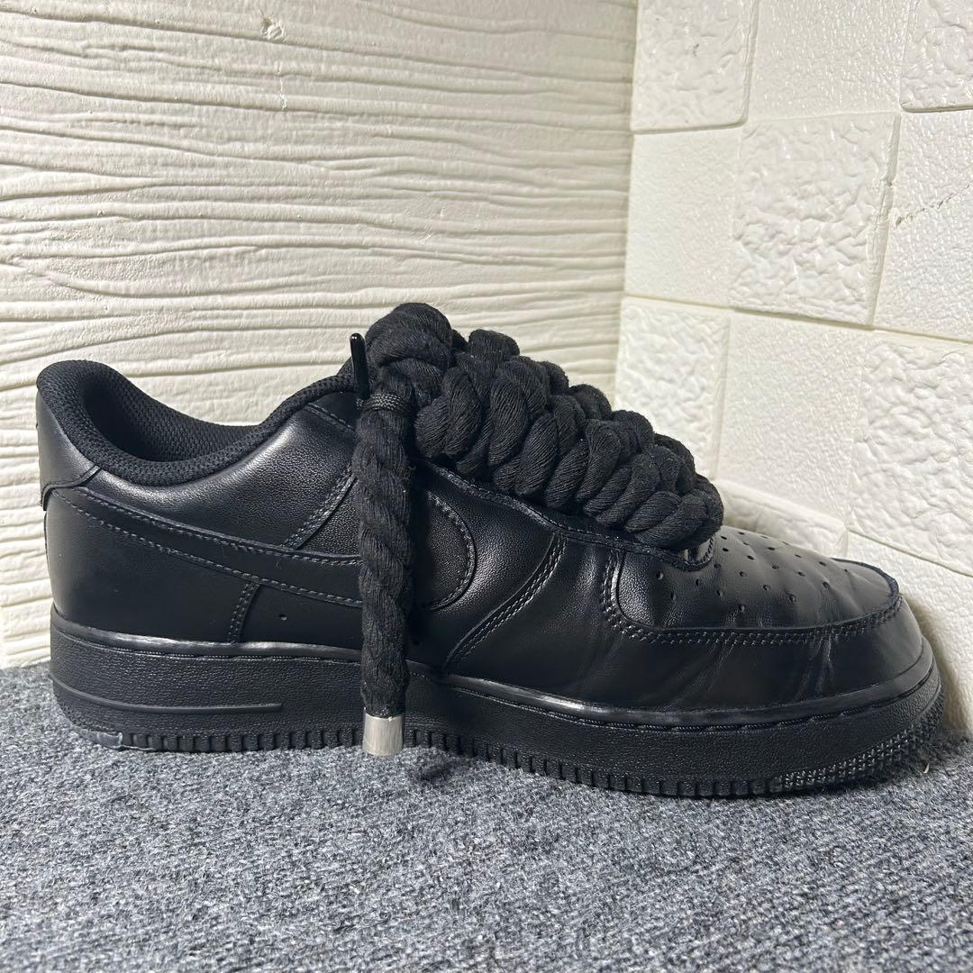 ナイキ エアフォース 1 07 12mm ブラックカスタム拡張なし
