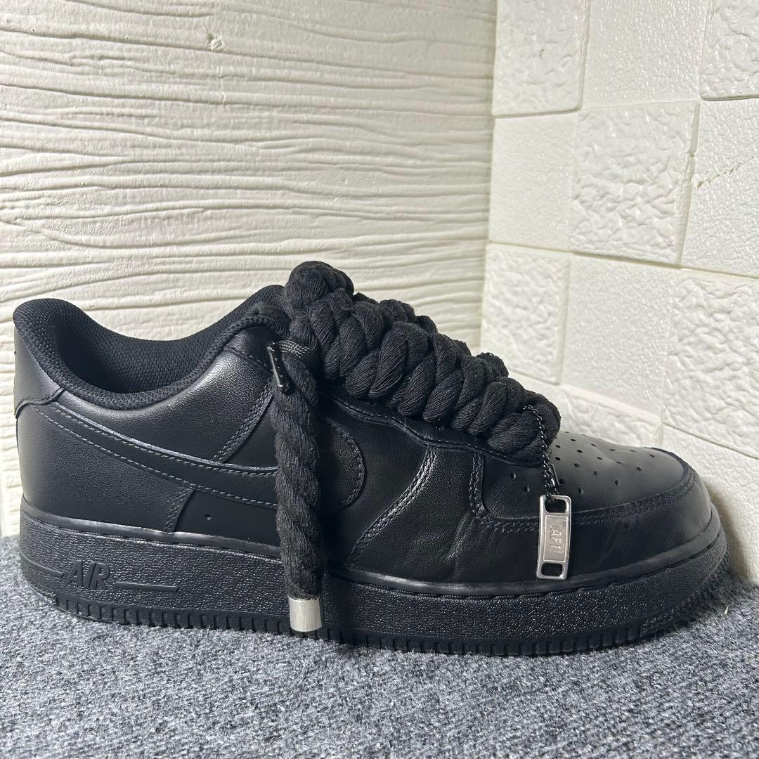 ナイキ エアフォース 1 07 12mm ブラックカスタム拡張なし