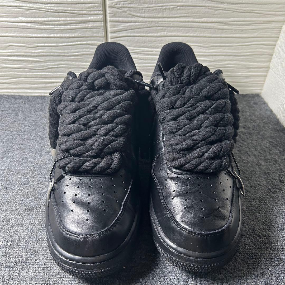 ナイキ エアフォース 1 07 12mm ブラックカスタム拡張なし