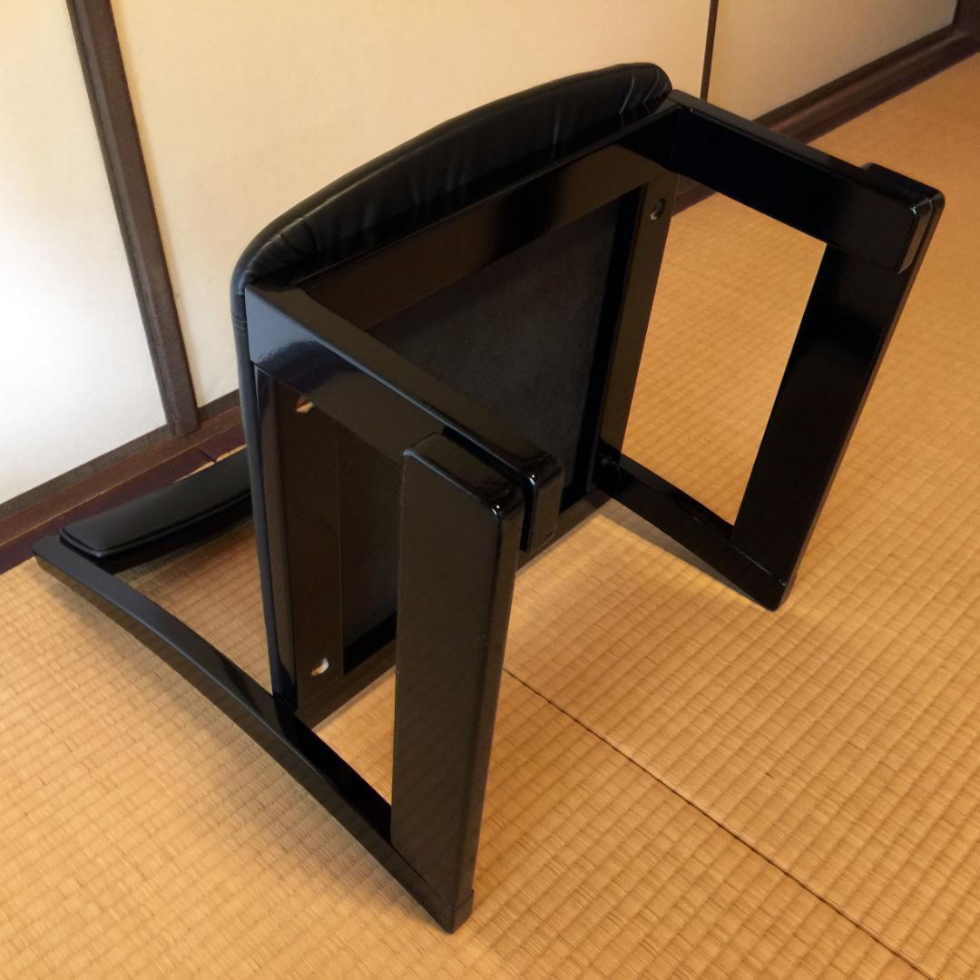 料亭で使用している足が楽な 座椅子２脚セット (美品）
