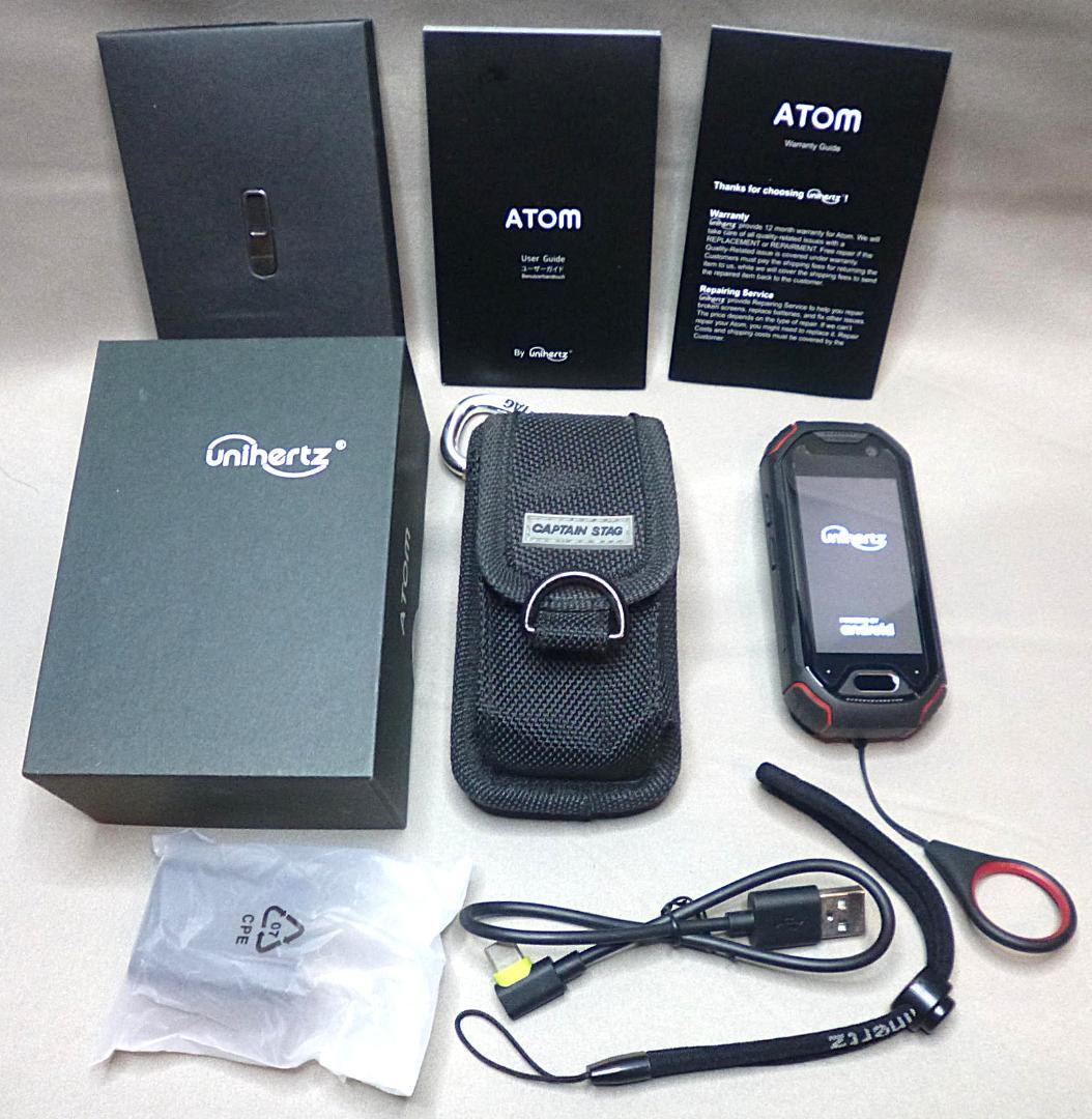 Unihertz ATOM 極小2.45インチ SIMフリー ポーチ等おまけ