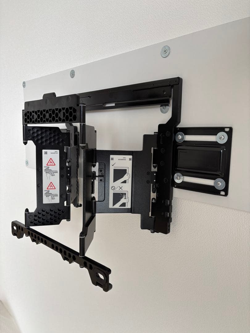 美品SONY BRAVIAテレビ スリム壁掛け 金具 ブラックSU-WL850