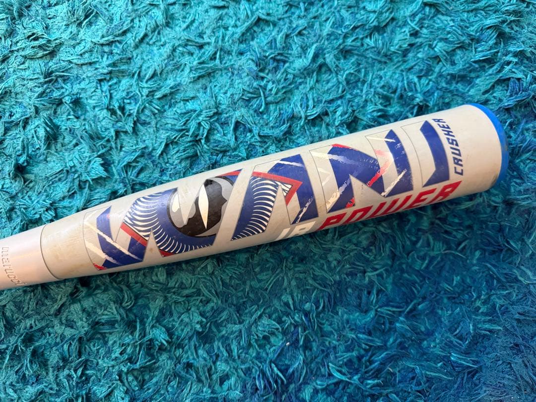 【美品】マルッチ ワニクラッシャー青ワニ 78cm 未使用バットケース付