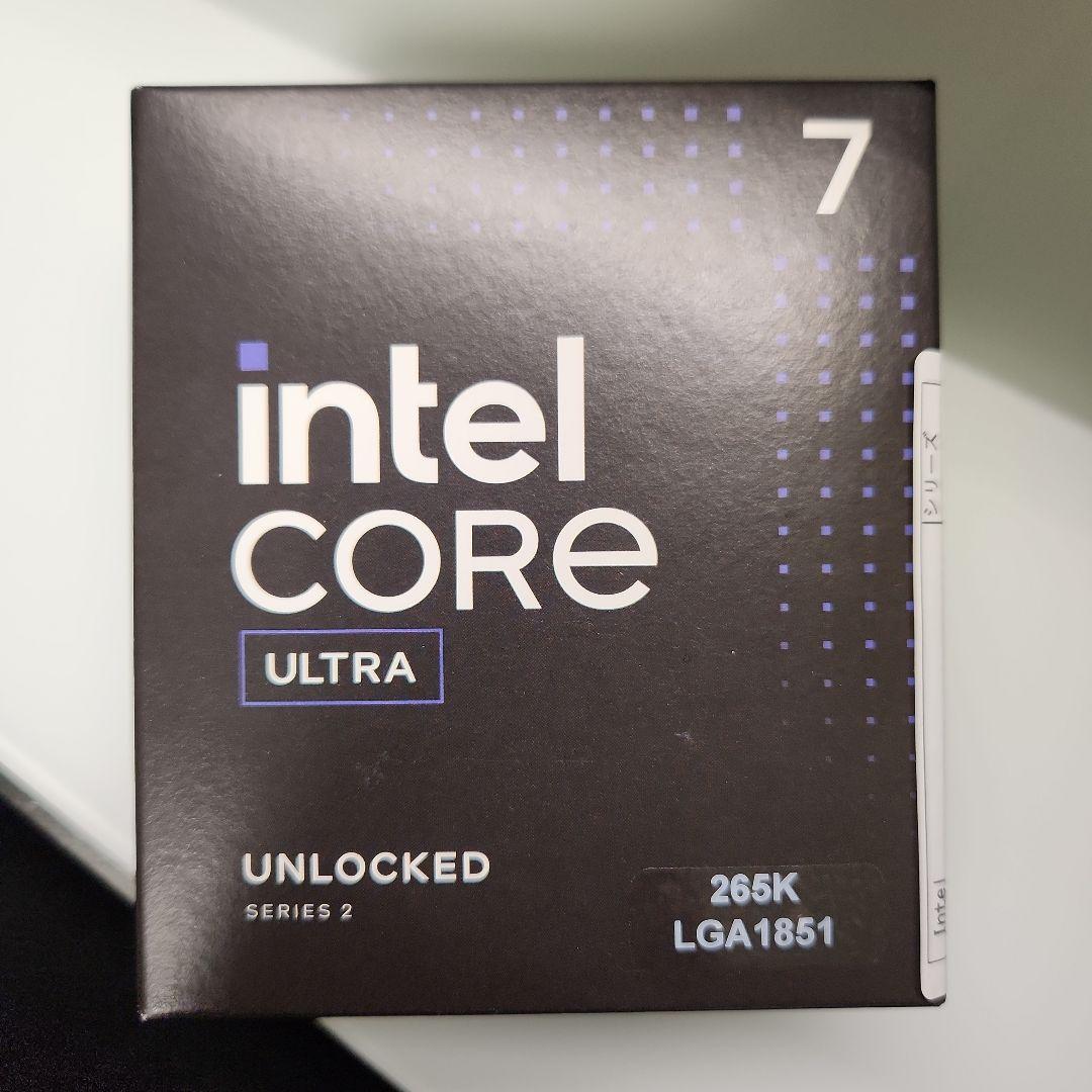 CPU Intel Core ultra7 265K