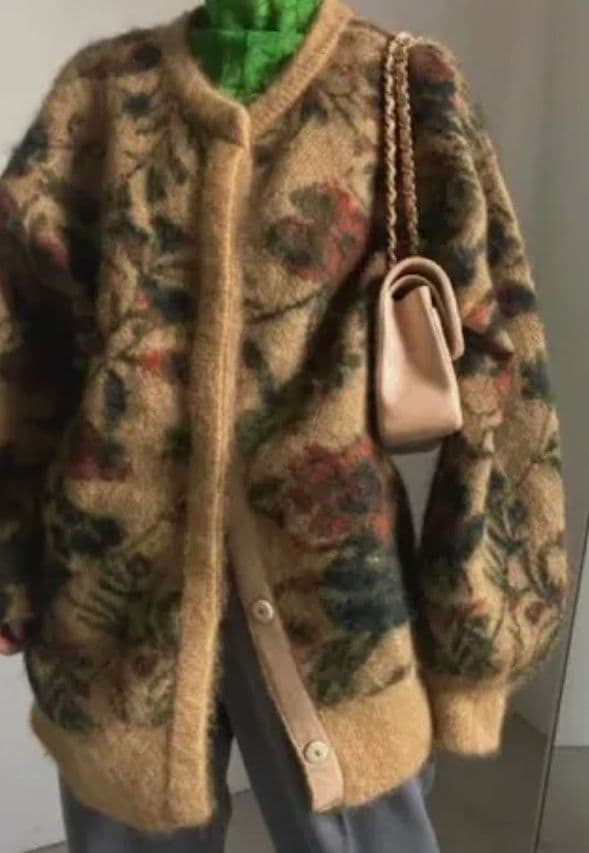 レディース☆アメリヴィンテージ　3wayカーディガン　ニット美品モヘアFサイズ