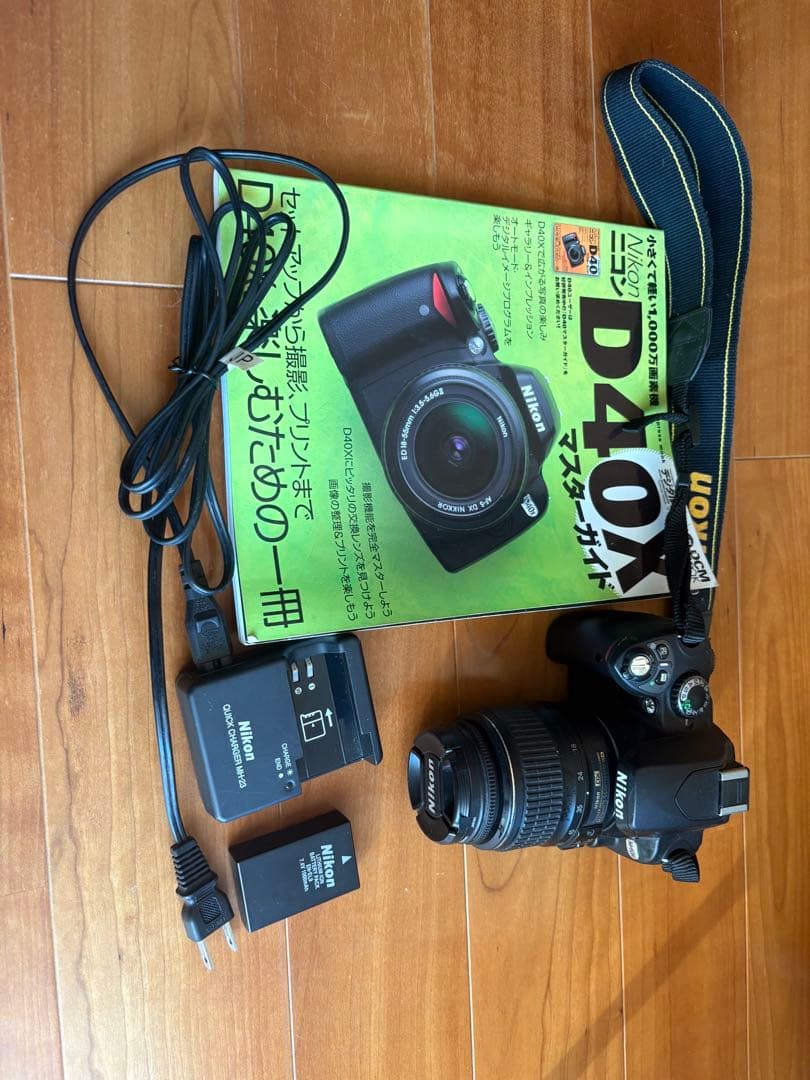 【撮影確認済】Nikon D40X レンズキット（マスターガイド付）ジャンク扱い