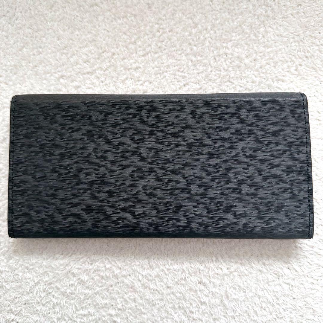 【新品未使用箱付】ポーター　長財布　カレント　ブラック　ロゴプレート　レザー
