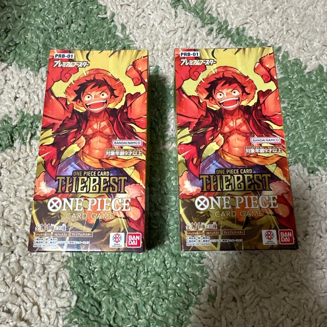 ワンピースカードゲームTHE BEST 未開封2box テープ付き