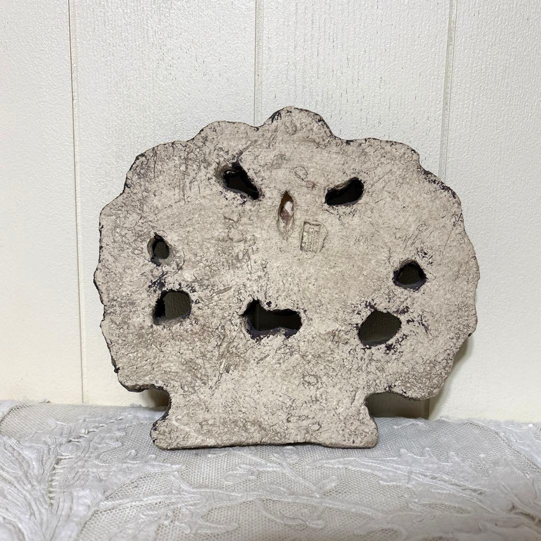 北欧ビンテージ　陶板　ブルーの花束の陶板　フィンランド