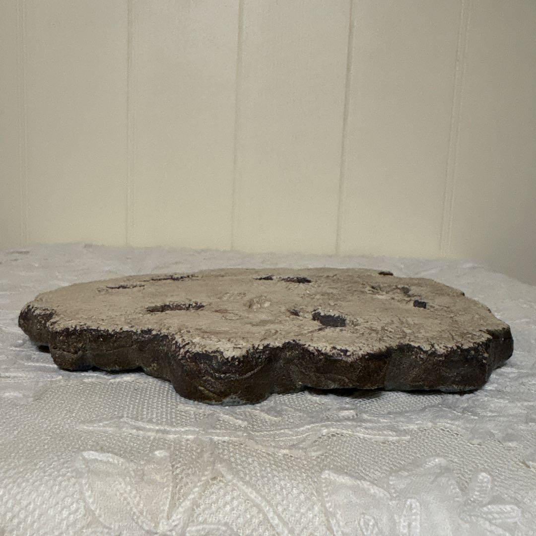 北欧ビンテージ　陶板　ブルーの花束の陶板　フィンランド