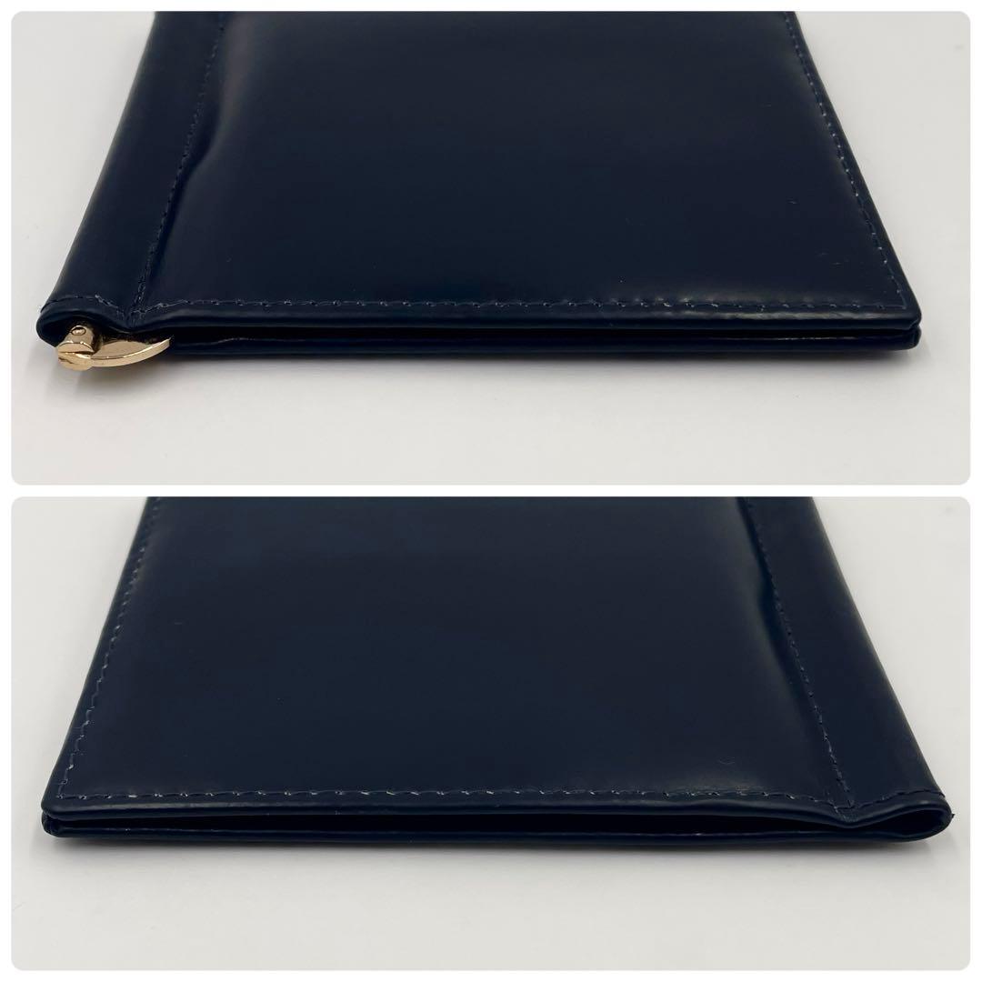 【美品】エッティンガー マネークリップ 折り財布　ブライドルレザー イエロー