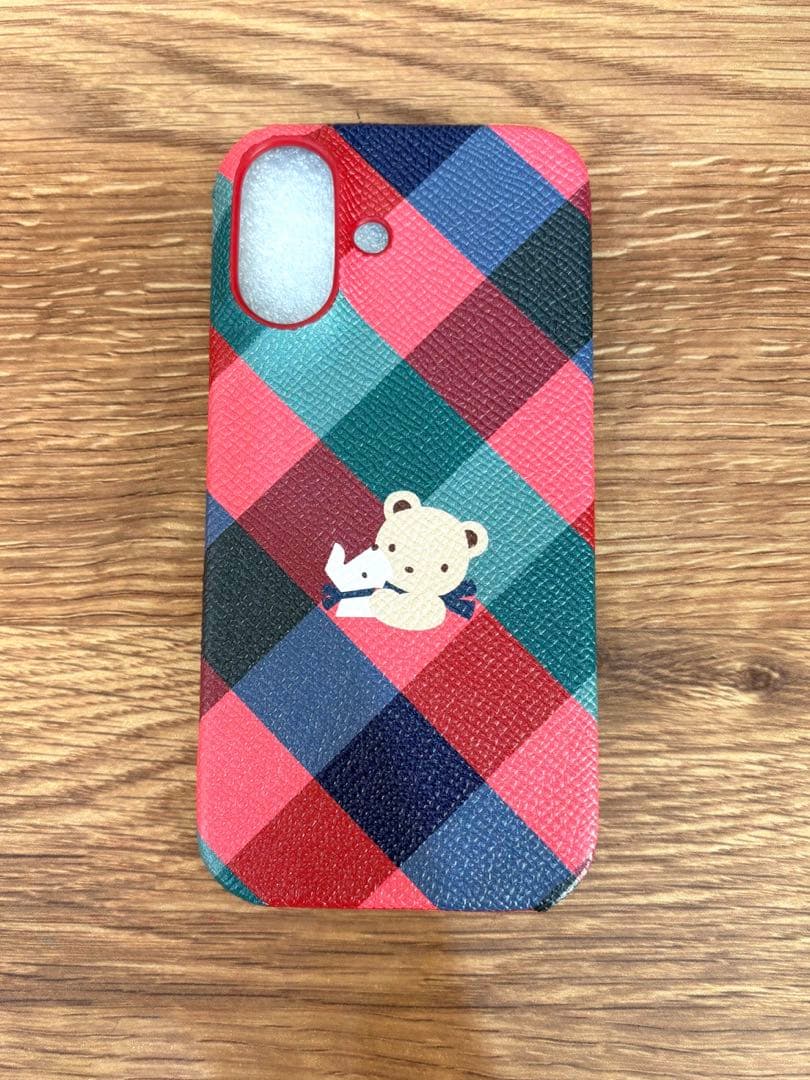 ファミリア　iPhone16 チェック　カスタマイズ