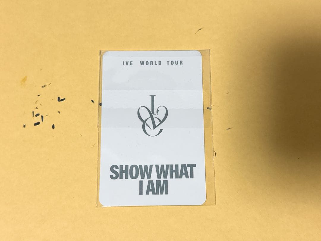 IVE WORLD TOUR チェーンストラップトレカ　ウォニョン