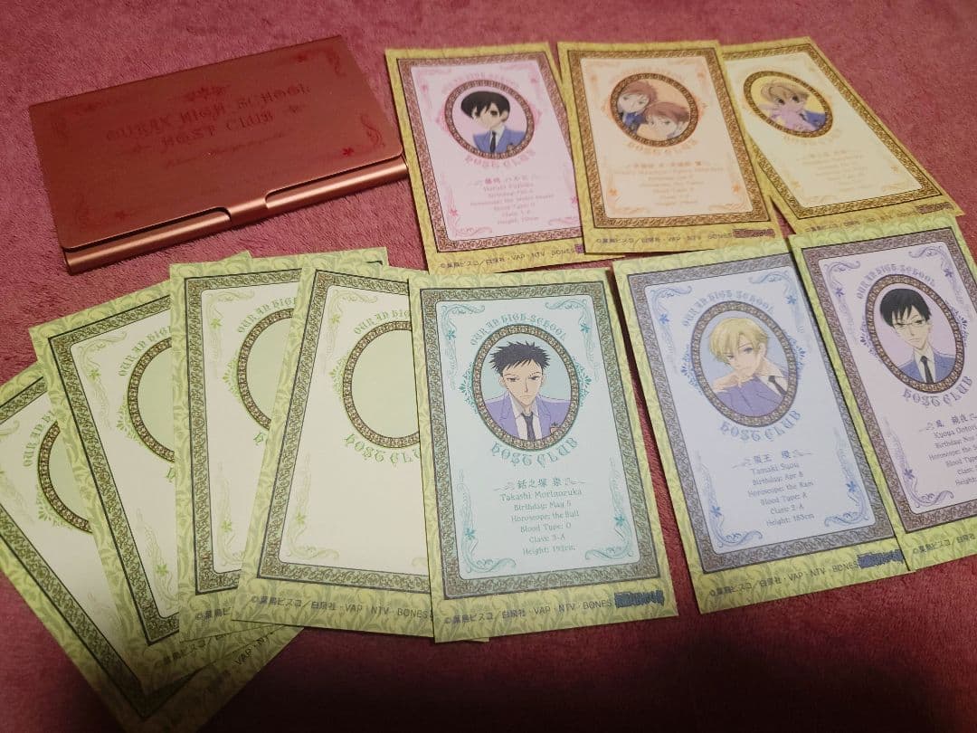 桜蘭高校ホスト部 名刺