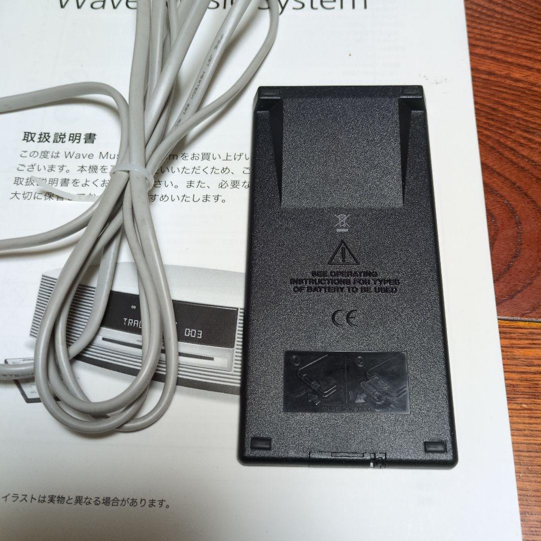Bose Wave Music System 完動品　純正大型リモコンコード取説