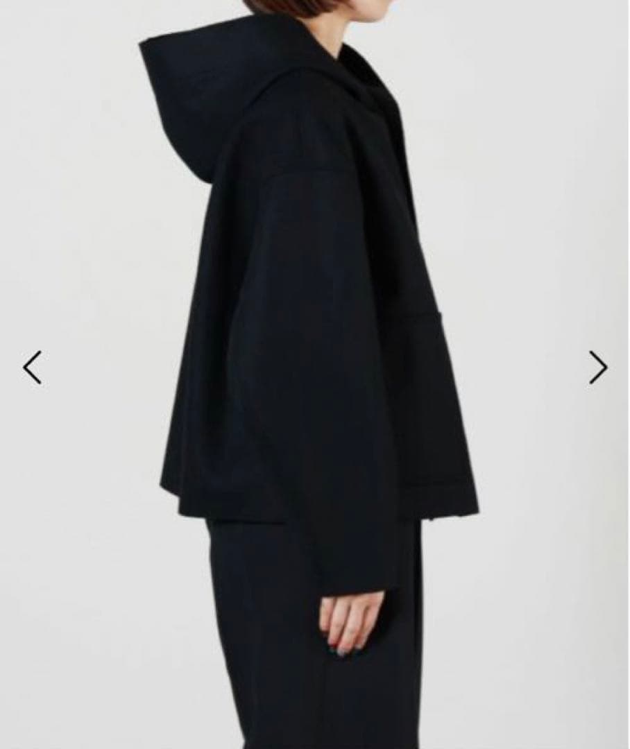 【HYKE(ハイク)】WORK JACKET ショート　ブラック　新品