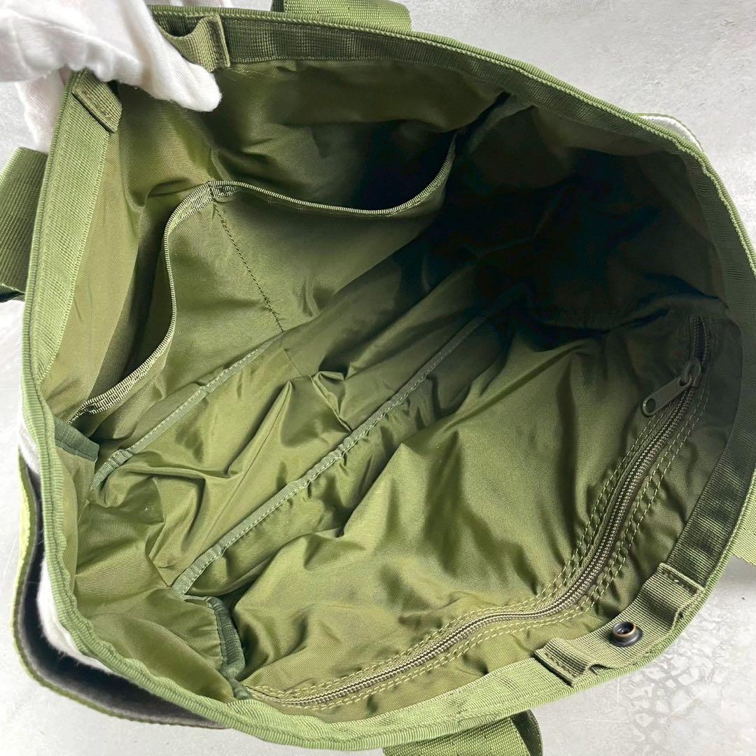 M*y様 美品 BRIEFING トートバッグ 迷彩 カモフラ キルティング パ