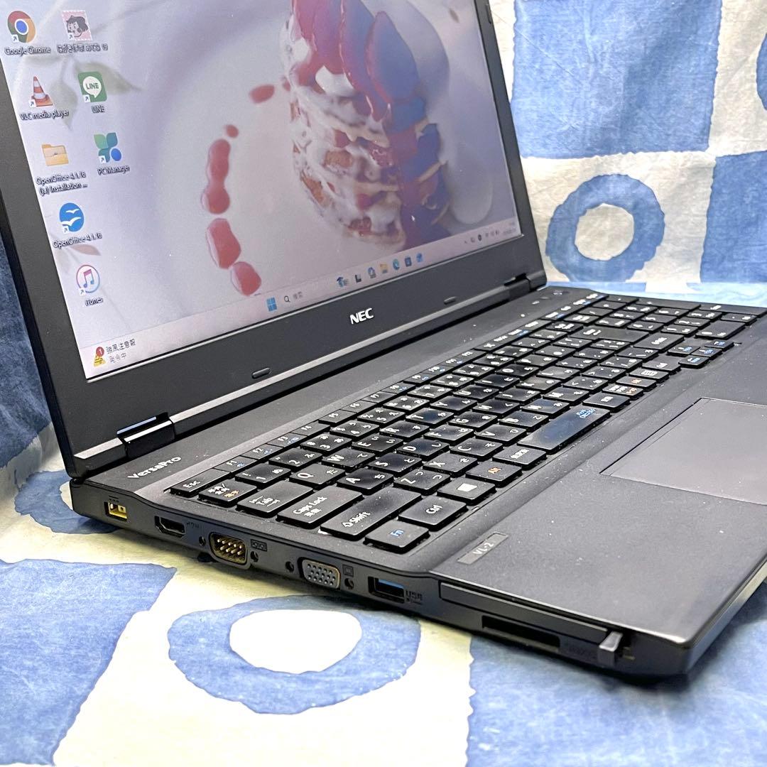 第8世代♡快速SSD256GB☆i5☆大人な黒ノートパソコン♪Windows11