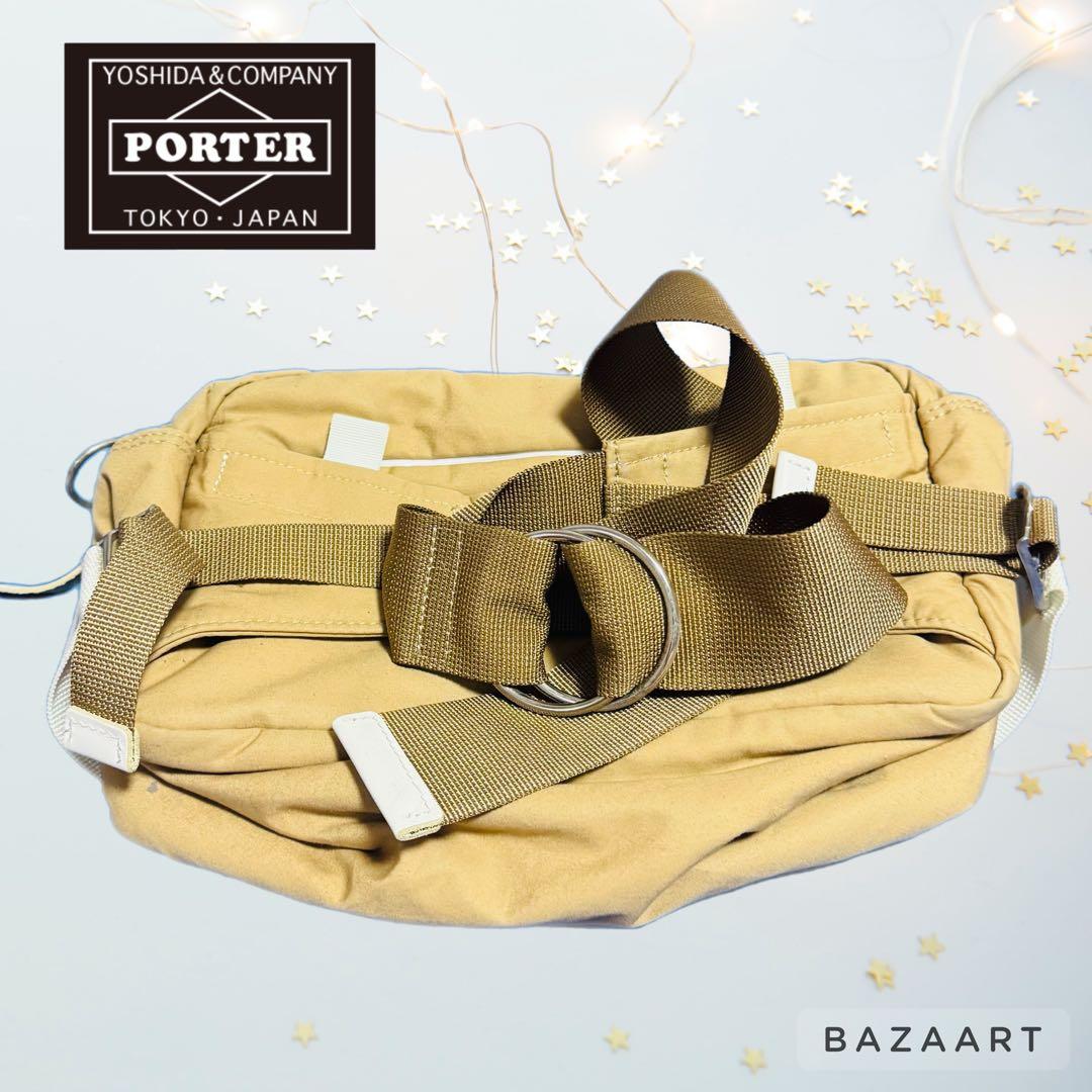 PORTER ポーター タンカー ベージュ ボディバッグ ショルダーバッグ