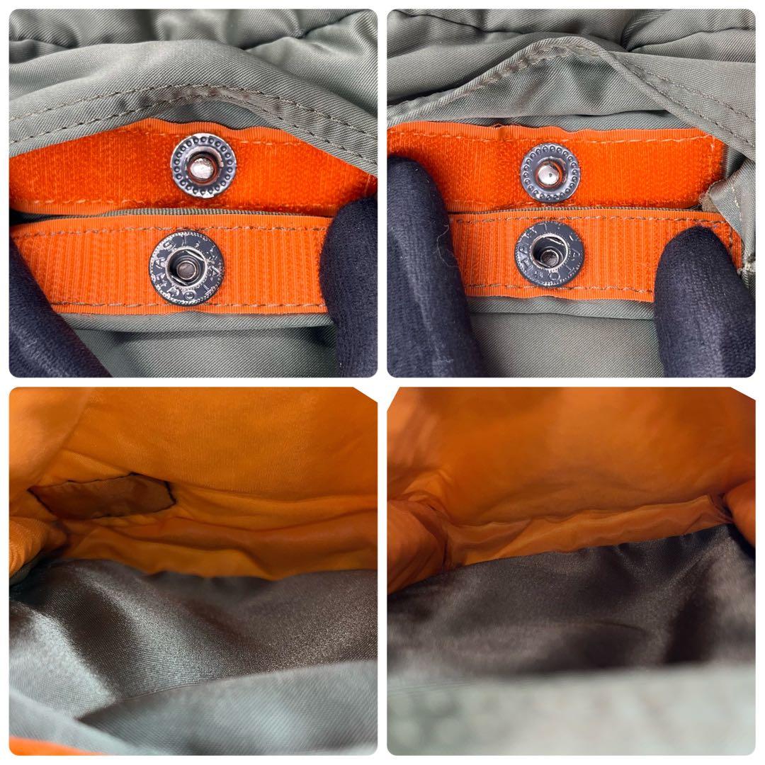 【美品】 ポーター タンカー ボディバッグ 2way セージグリーン 廃盤