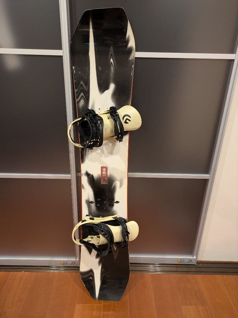 RIDE HELIX 53 スノーボード、FLUXビンディングセット
