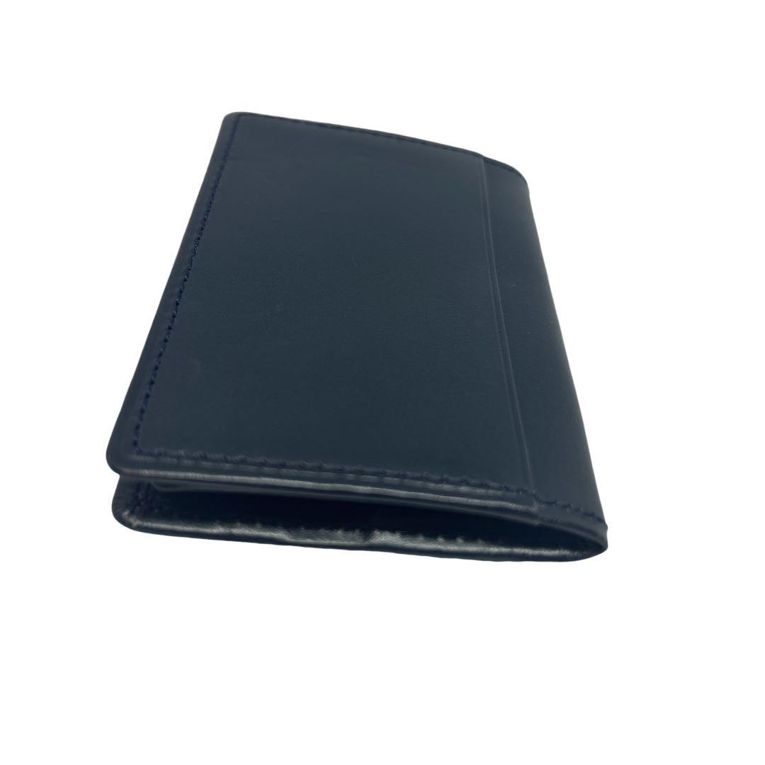 YSL☆美品 ケース 本革 シンプル 小銭入れ ネイビー系 高級 人気