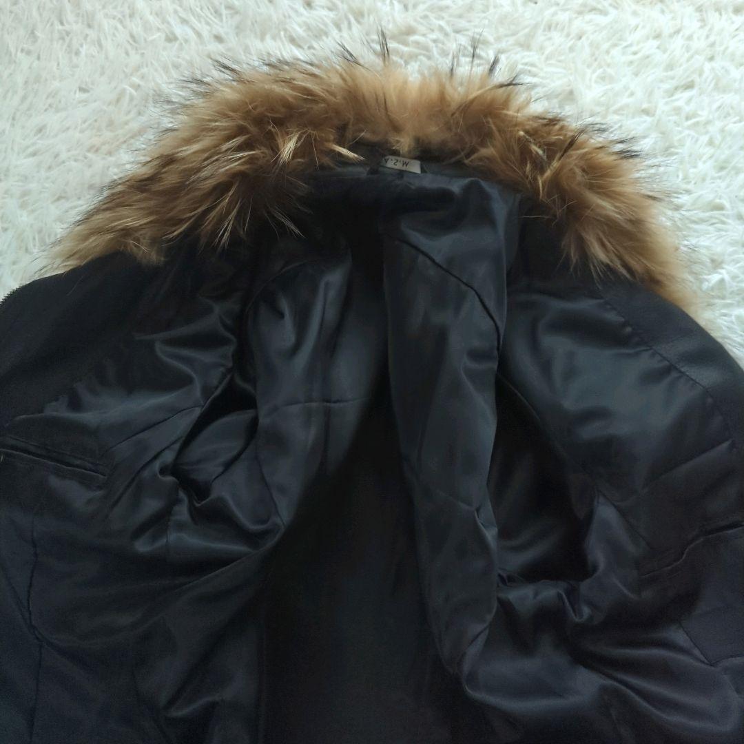 A.S.M アトリエサブメン レザージャケット リアルファー Y2K 黒 52