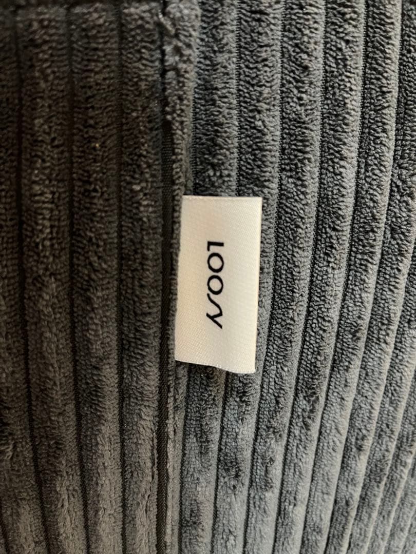 LOOSY 2人掛けビーズソファ Charcoal