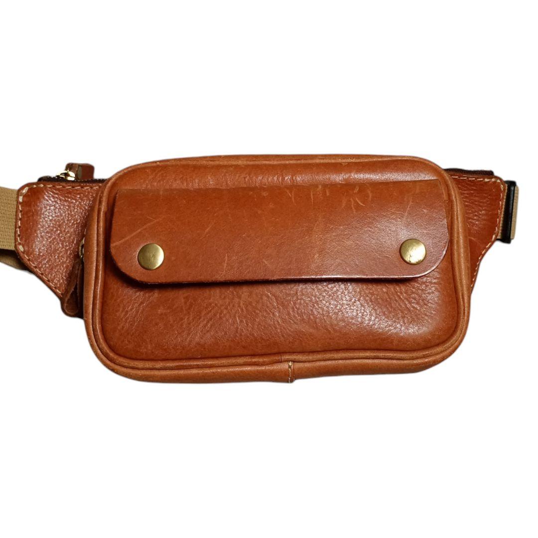 HERZ ボディバッグ ウエストバッグ ワンショルダー レザー