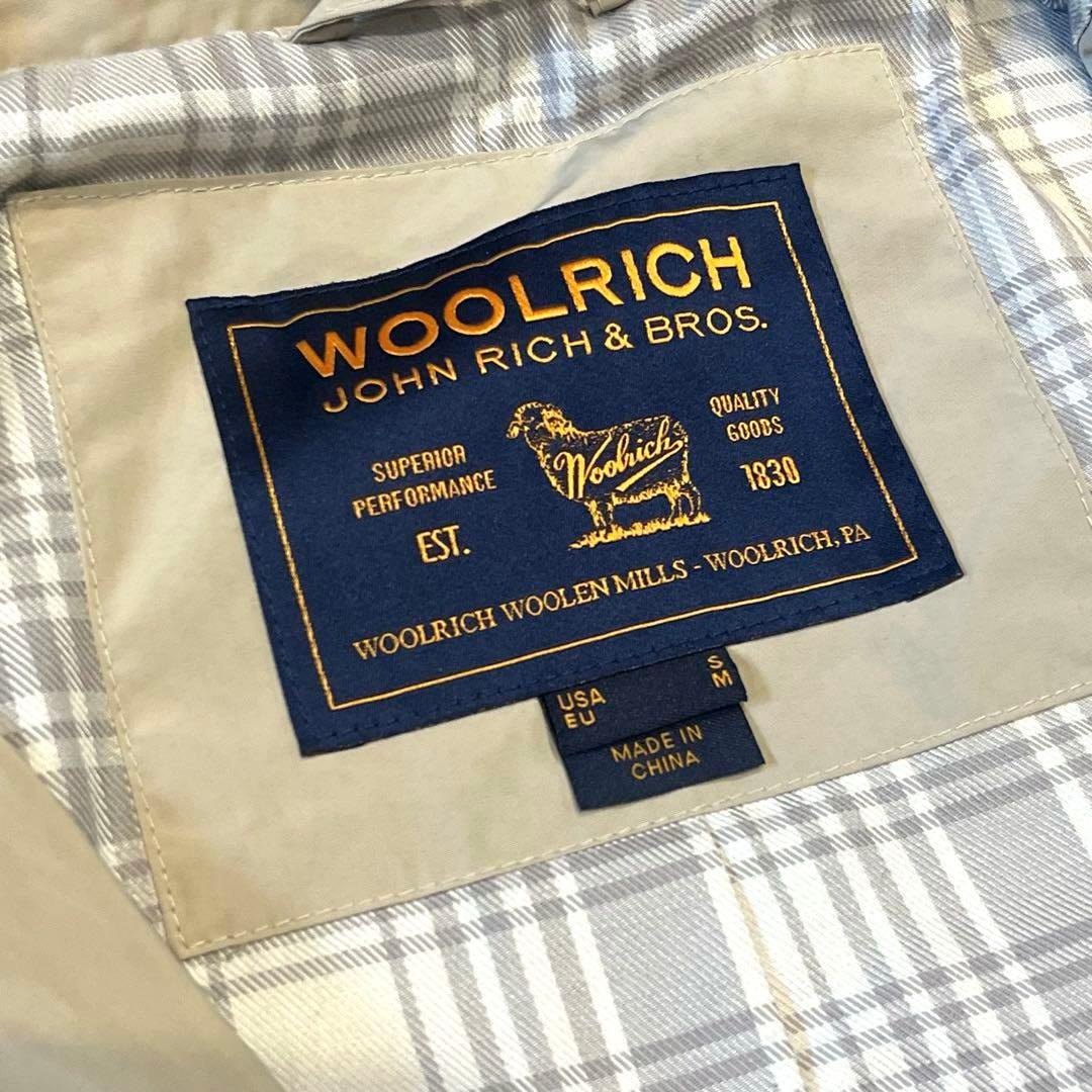 WOOLRICH ウールリッチ フード付きマウンテンパーカー アイボリー　Ｓ