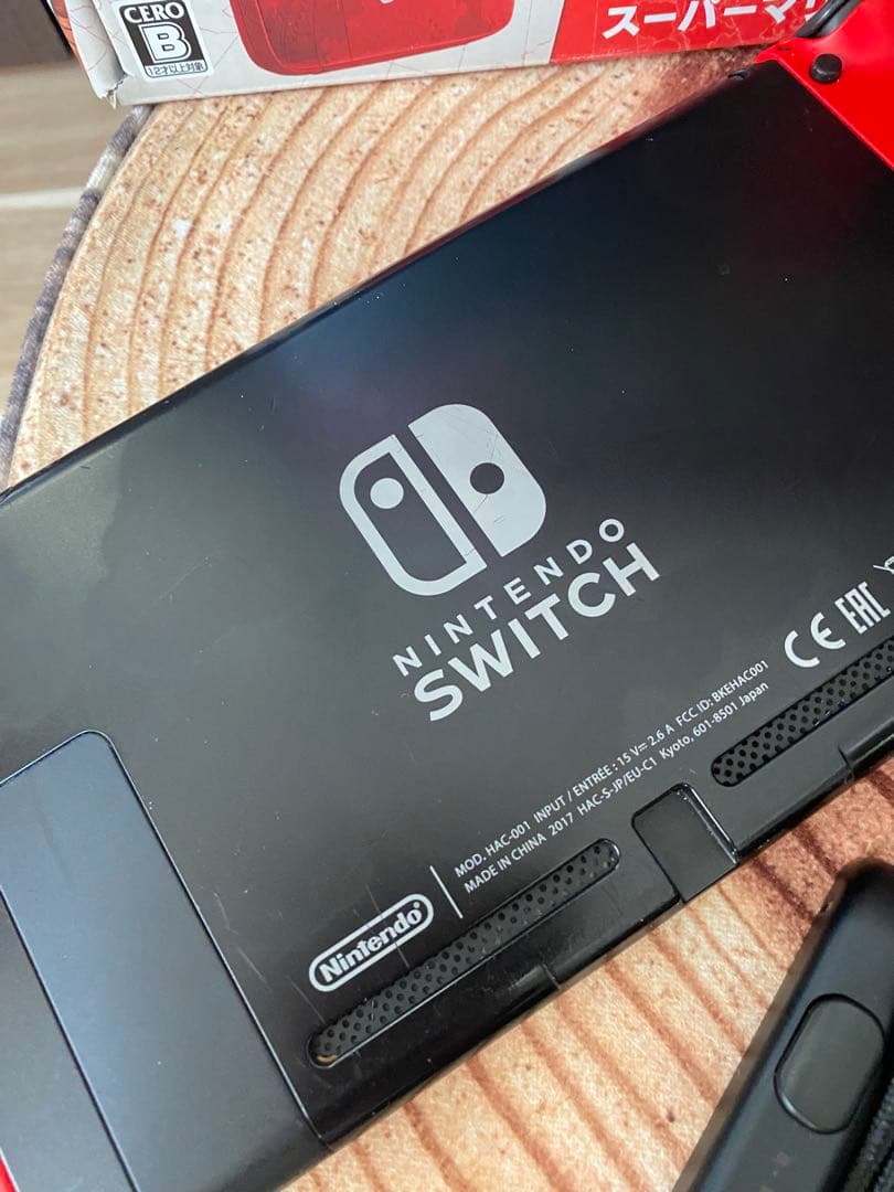 Nintendo Switch ニンテンドースイッチ本体マリオモデルカセット付き