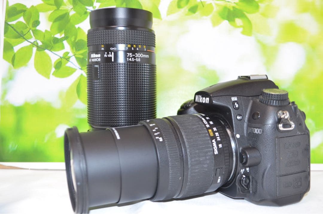 超望遠レンズ付き Nikon D7000 ダブルレンズ 美品 おまけ充実 ニコン