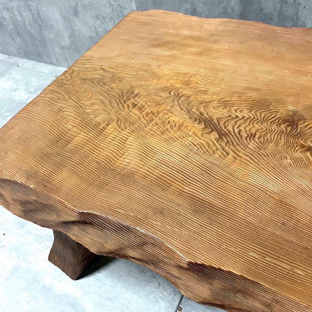 昭和レトロ 無垢材 小型座卓 ちゃぶ台 古民家 当時物