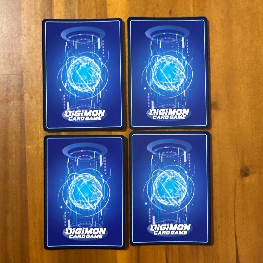 デジモンカード　EX7 プテロモン　パラレル　4枚