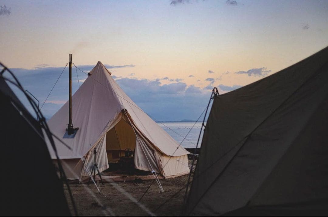 ベルテント 直径5m TCテント 撥水　キャンプテント 5-6人用 ファミリー