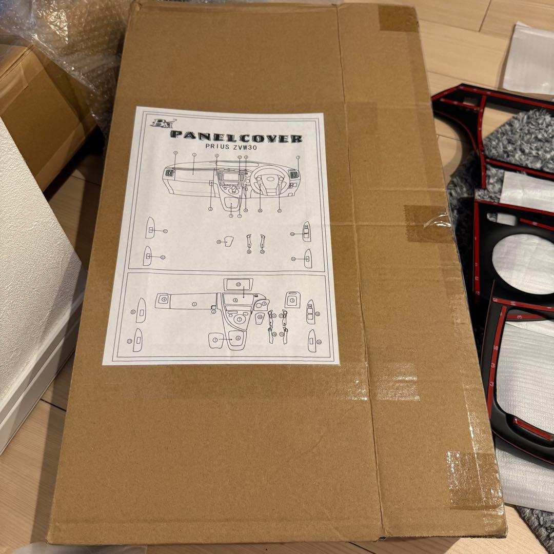 送料込 未使用 プリウス ZVW 30 BM 内装 パネル カバー 17ピース