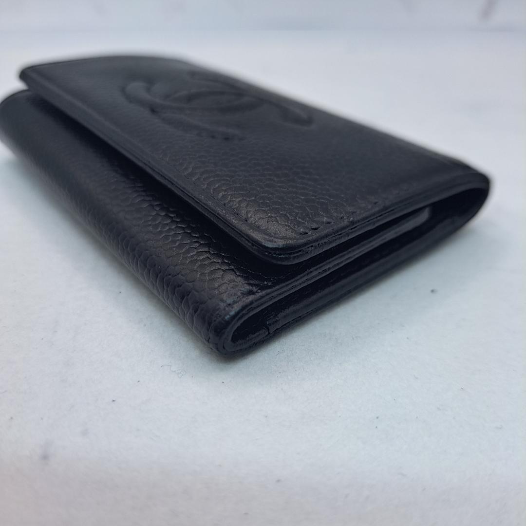 CHANEL　デカココ　キーケース　ブラック