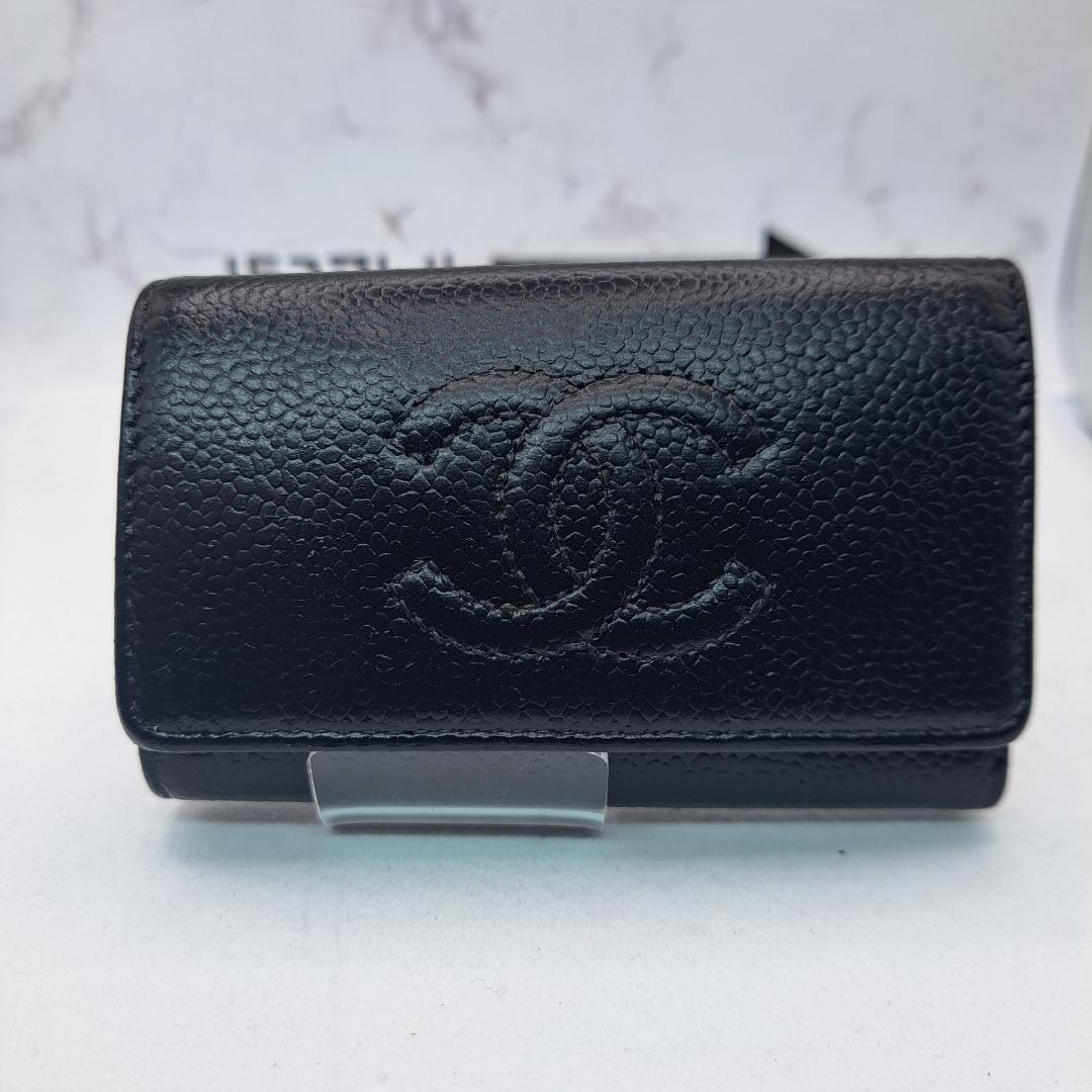 CHANEL　デカココ　キーケース　ブラック