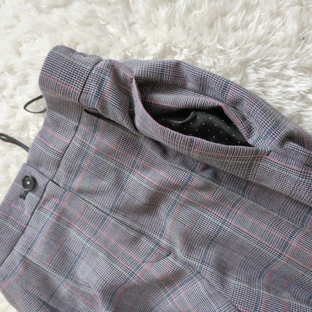PSポールスミス　パンツスーツセットアップ チェック　グレー　水玉　フォーマル