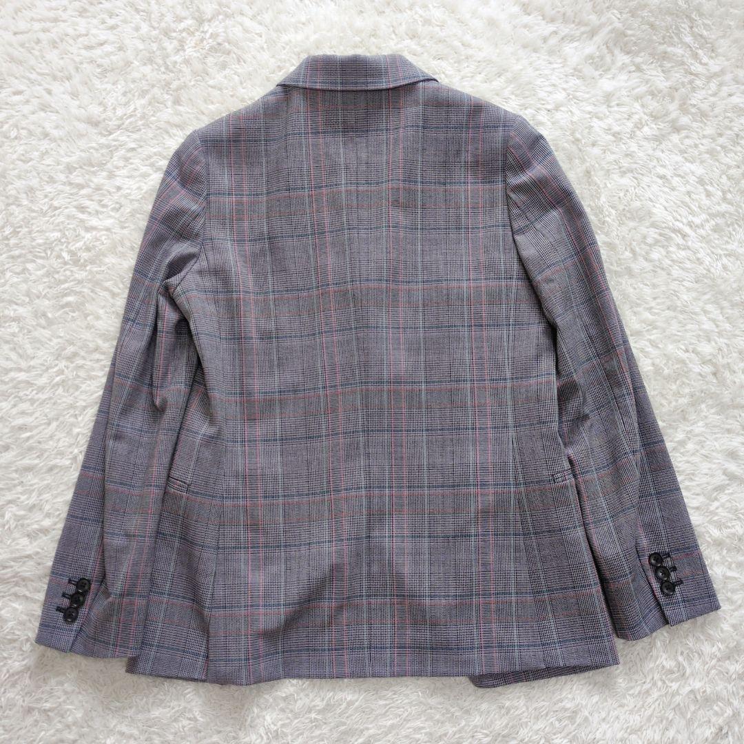 PSポールスミス　パンツスーツセットアップ チェック　グレー　水玉　フォーマル