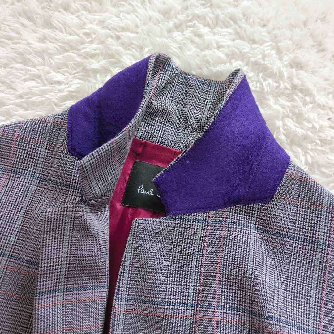 PSポールスミス　パンツスーツセットアップ チェック　グレー　水玉　フォーマル